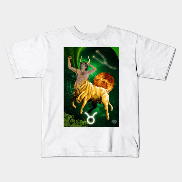Taurus Kids T-Shirt by JonasEmanuel